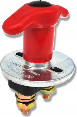 Zdjęcie produktu dla Wyłącznik Odłącznik Prądu Akumulatora Hebel 12V 24V