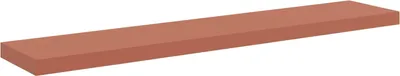 Zdjęcie produktu dla vidaXL Półka ścienna Czerwona 120 x 23,5 x 4 cm Materiał drewnopochodny