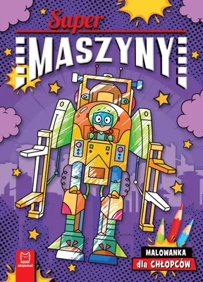 Zdjęcie produktu dla AXIOM Supermachines. Libro da colorare per ragazzi 39914