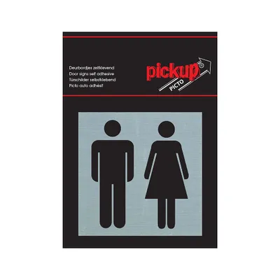 Zdjęcie produktu dla Toalety Route Alu Picto 80x80 mm