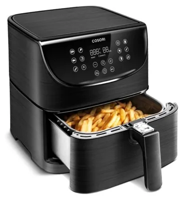Obrázek produktu pro Cosori CP158-AF, Horkovzdušná fritéza, 5,5 l, 5 člověk/lidí, Samostarný, Černá, Dotyk