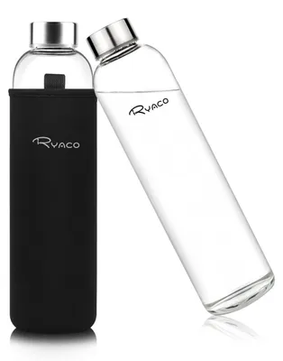 Immagine prodotto di Bottiglia da bere in vetro da 750 ml con custodia in neoprene