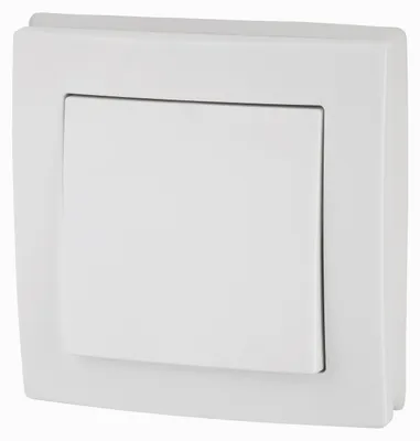 Immagine prodotto di Interruttore bipolare da incasso, grado di protezione IP44, serie Aqua, colore bianco