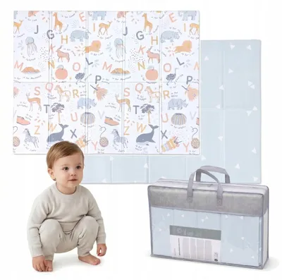 Zdjęcie produktu dla Primabobo składana mata piankowa XPE 120 × 180 × 1 cm, dwustronna i wodoodporna