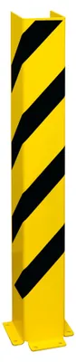 Produktbild von Moravia Anfahrschutz U-Profil schwarz/gelb 1200 x 160 x 6 mm zum Aufdübeln
