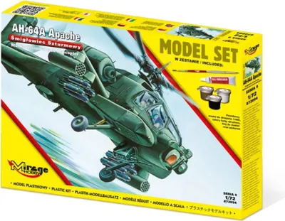 Productafbeelding van Mirage Hobby 872094 - 1:72 AH-64 A Apache - Modelset - Nez