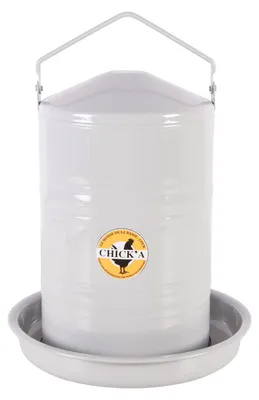 Produktbild von horizont CHICK'A Geflügeltränke Hühnertränke 5 l, Metalltränke, automatische Tränke für Hühner oder Geflügel, perfekt als Wassertränke oder Wasserspender, Das Zubehör für Ihren Stall