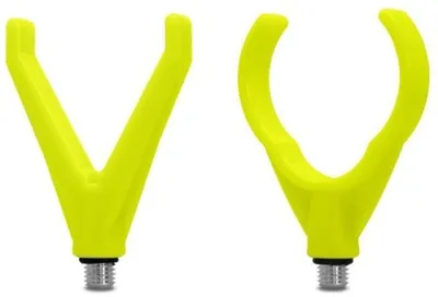 Produktbild von DELPHIN Rutenhalter-Set Delphin HoldSET Uni V+U / Fluo-Gelb