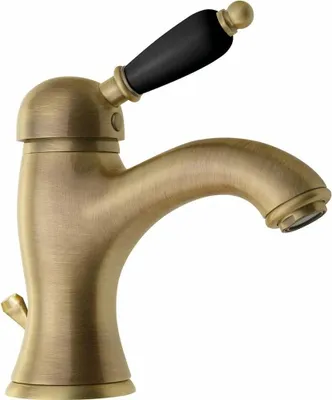 Immagine prodotto di Sapho Kirké Black - Miscelatore per lavabo con bocca di erogazione, bronzo KI02NB