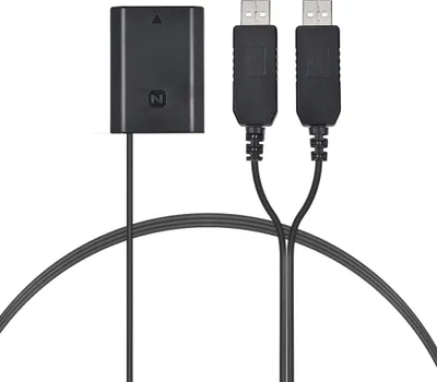 Obrázek produktu pro Andoer NP-FZ100 DC Coupler Dual USB Adapter Dummy Battery pro Sony A7III A9 A7RIII A7SIII