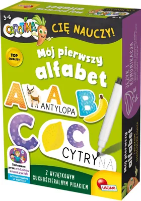 Zdjęcie produktu dla Lisciani Carotina Mój Pierwszy Alfabet Zestaw Edukacyjny