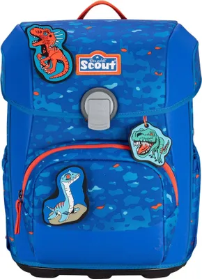 Produktbild von Scout Neo Schulranzenset Superflash 4 teilig Blue Dino