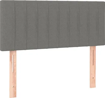 Produktbild von vidaXL Kopfteil Dunkelgrau 90x5x78/88 cm Stoff