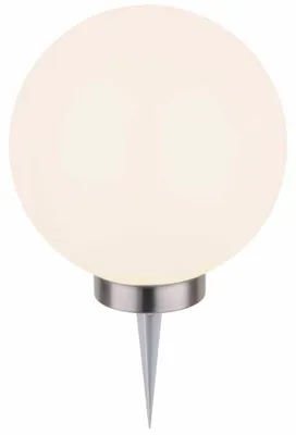 Solar-Kugelleuchte Ø 30 cm, Farbwechsel, Kunststoff, mit Erdspieß