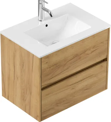 Produktbild von Badmöbel Waschplatz "Limes 80 cm" Eiche Gold