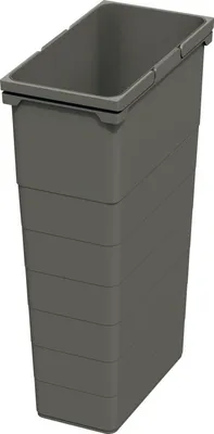 Immagine prodotto di Ninka Cestino per rifiuti 42l con pratica maniglia ad arco, plastica grigio scuro