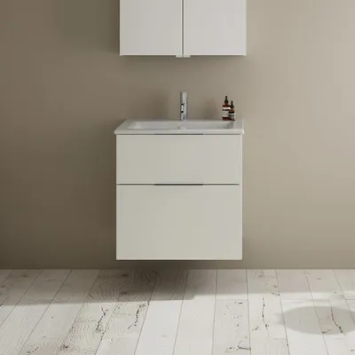 Obrázok produktu pre burgbad Eqio Slim keramické umývadlo s toaletnou doskou, 620x490x620mm, SHBT062F6582C0001G0146