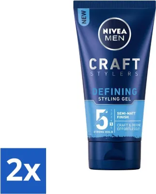 Obrázek produktu pro NIVEA MEN - Stylingový gel - matný povrch - 150 ml - hodnotné balení - 2 kusy
