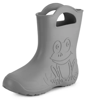 Produktbild von Ladeheid Damen federleichte Eva Gummistiefel Regenschuhe LA-CA-09 (Grau, 38/39 EU)