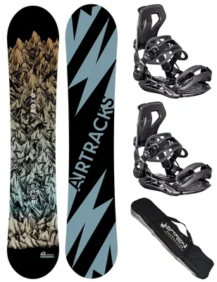 Productafbeelding van Snowboard Set met Zero Rocker en Bindingen