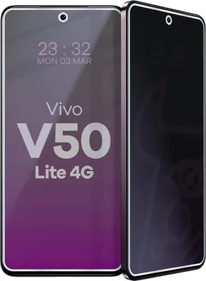 Produktbild von Hybridglas mit Privatschutzfilter für Vivo V50 Lite 4G, Bizon Glass Mule Shadow, Matt