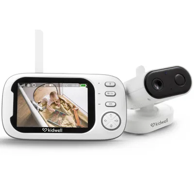 Produktbild von COIL Video-Babyphone,Babyphone mit Kamera,Video Baby Monitor,Nachtsichtmodus,8 Schlaflieder, VOX-Modus, bis zu 300 Meter, Temperaturanzeige, 3,5"-LCD