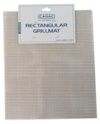 Image de CADAC Tapis de gril / Feuille de gril en fibre de verre carré 33x40cm