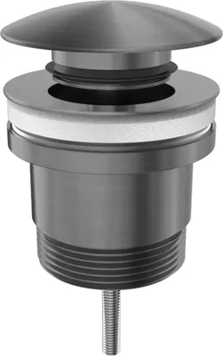 Produktbild von Abfluss Waschtisch Ablauf Pop Up - Automatik Push Gunmetal