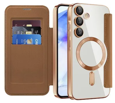 Obrázok produktu pre Techsuit - SmartMag Book flipové puzdro pre Samsung Galaxy A55 5G - hnedé