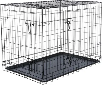 Produktbild von TRIXIE Hundebox Home - schwarz - 78 × 62 × 55 cm
