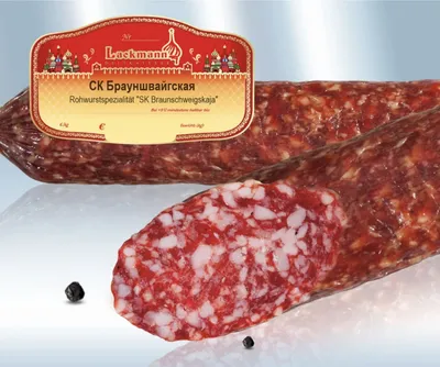 Produktbild von Rohwurstspezialität SK Braunschweigskaja 250g