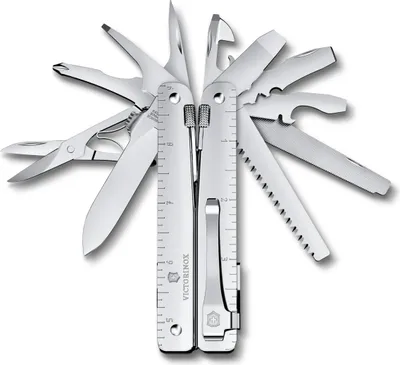 Produktbild von Victorinox Swiss Tool MX Clip 3.0327.MKB1 Multitool Silber