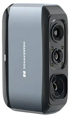 Productafbeelding van 3D-scanner, nauwkeurigheid tot 0,03 mm, resolutie van 0,07 mm, 24-bits kleurencamera, compatibel met Windows/MacOS, scanbereik tot 100 mm