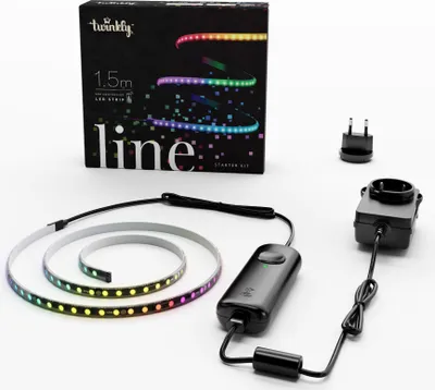 Zdjęcie produktu dla Twinkly Line 90 LED RGB Starter czarny 1,5 m