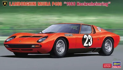 Produktbild von Hasegawa 20567 - 1/24 Lamborghini Miura P400, Hockenheimring 1968 - Neu