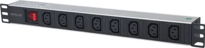 Produktbild von INTELLINET 19" Kaltgerätebuchse 8-fach C13 PDU