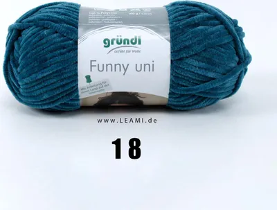 Produktbild von Gründl Funny (100g/120m) 18 petrol