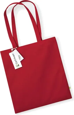 Immagine prodotto di Westford Mill W801 | EarthAware Organic Bag for Life 38 x 42 cm - Farbe: Classic Red - Größe: Taglia unica