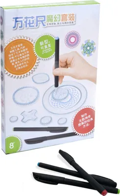 Immagine prodotto di Giocattoli da disegno, righello a spirale, giocattoli intellettuali, lavagna per disegnatori, giocattoli per bambini