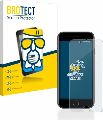 Produktbild von BROTECT Entspiegelungs Schutzglas für Apple iPhone 8 Schutzfolie Panzer Folie Glas Display Schutz matt
