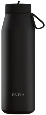 Produktbild von ESTIA Becher Thermobecher 800 ml Kaffeebecher Trinkbecher aus Edelstahl Isolierbecher schwarz