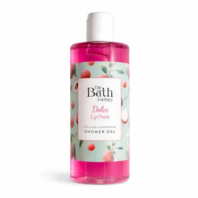 Obrázok produktu pre Bath Factory Dolce Lychee, sprchový gél 400 ml – Čistiaci a hydratačný sprchový gél s vôňou lychee