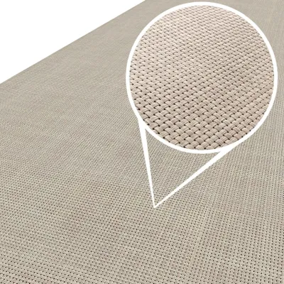 Produktbild von Outdoorläufer Teppich Läufermatte TATAMI Creme Rattan Robust Breite 67cm Länge 100cm