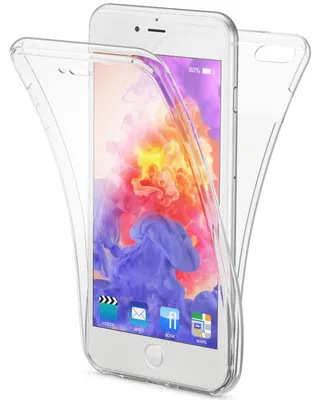 Zdjęcie produktu dla Etui na telefon komórkowy Apple iPhone 6 Plus 6S Plus 360 stopni od NALIA, Full Cover Case Transparent