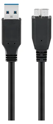 Image de Câble USB 3.0 SuperSpeed, noir