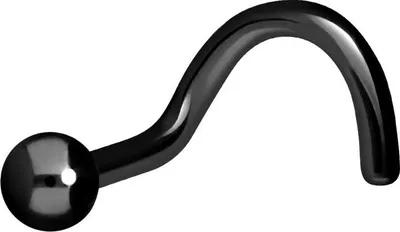 Produktbild von Nasenpiercing, Nasenstecker Titan Nasenstecker Spirale KUGEL