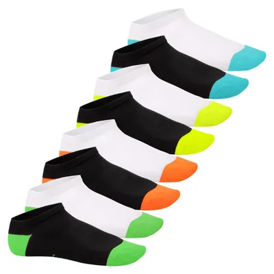 Produktbild von Footstar Herren & Damen Sneaker Socken (8 Paar) Kurze Sportsocken im Neon Look - Fun Mix 47-50