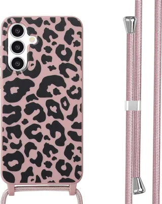 Image de imoshion Étui design en silicone avec cordon pour le Samsung Galaxy A36 - Rose animal
