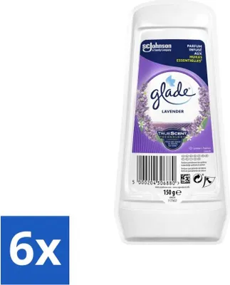 Productafbeelding van Glade - Gel - Rustgevende Lavendel & Aloë - 150 g - Voordeelverpakking - 6 stuks