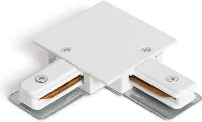 Produktbild von Verbinder Typ L für 1-Phasenstromschiene Einbau Unterputz Aluminium  Weiß